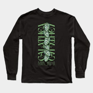 Calathea Makoyana Plant Long Sleeve T-Shirt